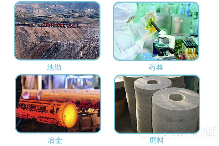 適用行業(yè):地堪，冶金，藥典,磨料