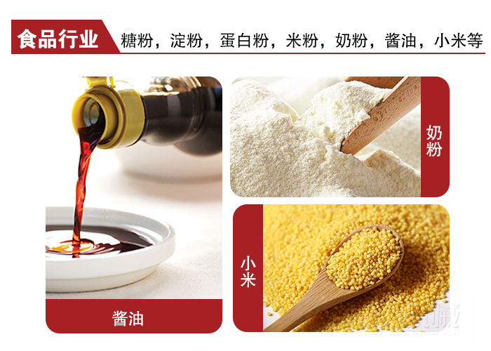 全不銹鋼食品振動(dòng)篩可用于糖粉，小米，淀粉，蛋白粉，米粉，奶粉，醬油等物料